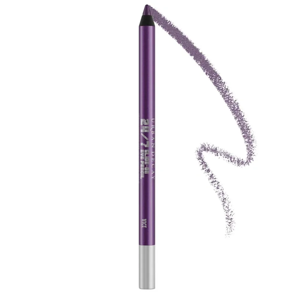 New - Urban Decay 24/7 Glide-On Eye Pencil - Vice Glitter Purple
